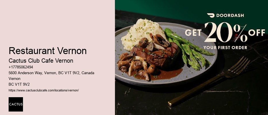 Vernon BC culinary offers