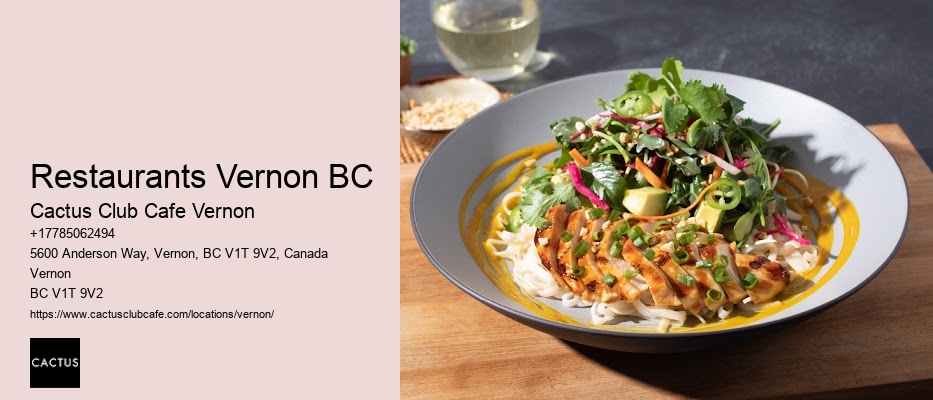 Vernon BC foodie destinations