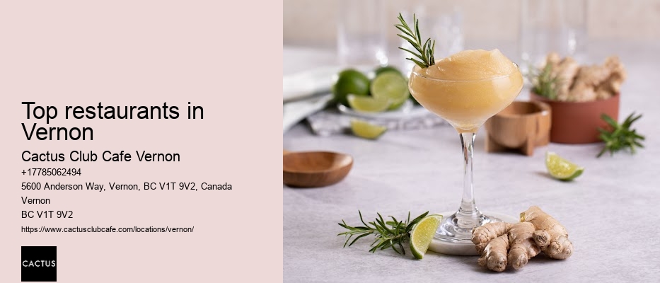 Vernon restaurant critique