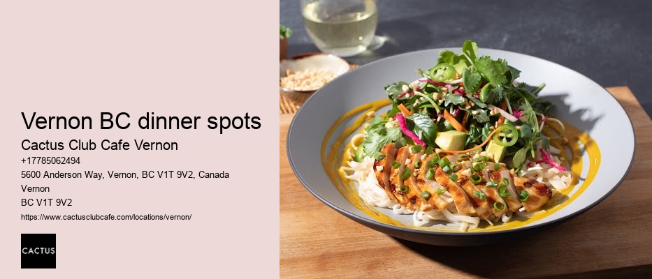 Vernon BC chef specials