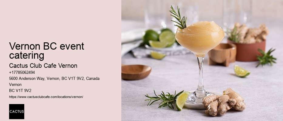 Vernon BC event catering