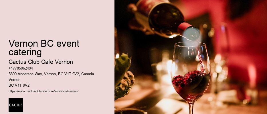 Vernon BC virtual event catering