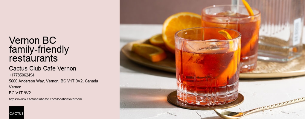 Unwind with happy hour specials in Vernon