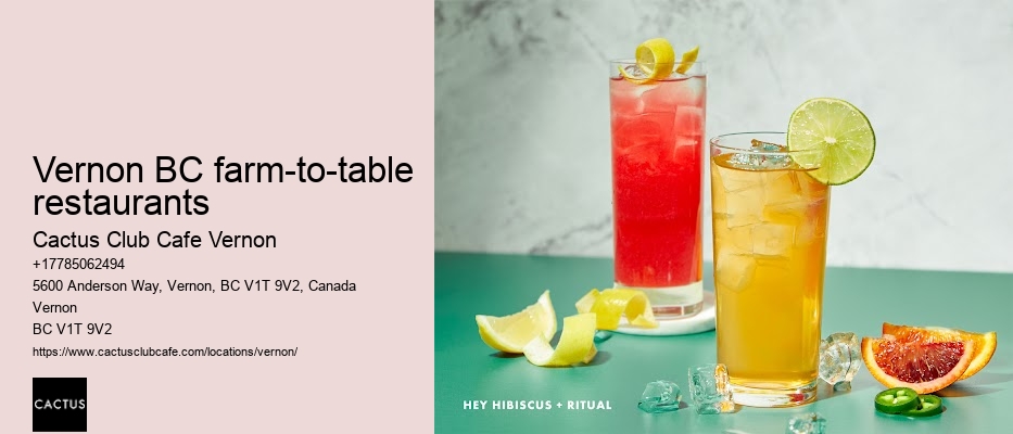 Discover the joy of happy hour in Vernon