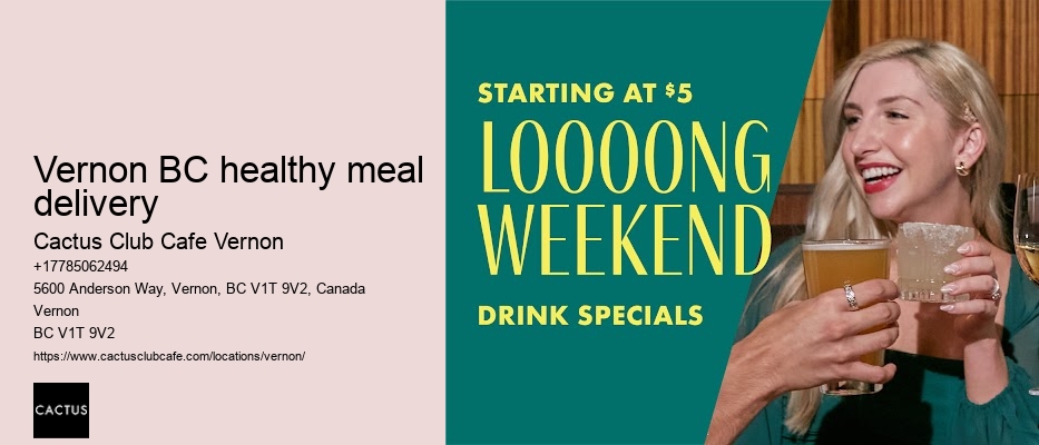 Vernon fine dining experiences