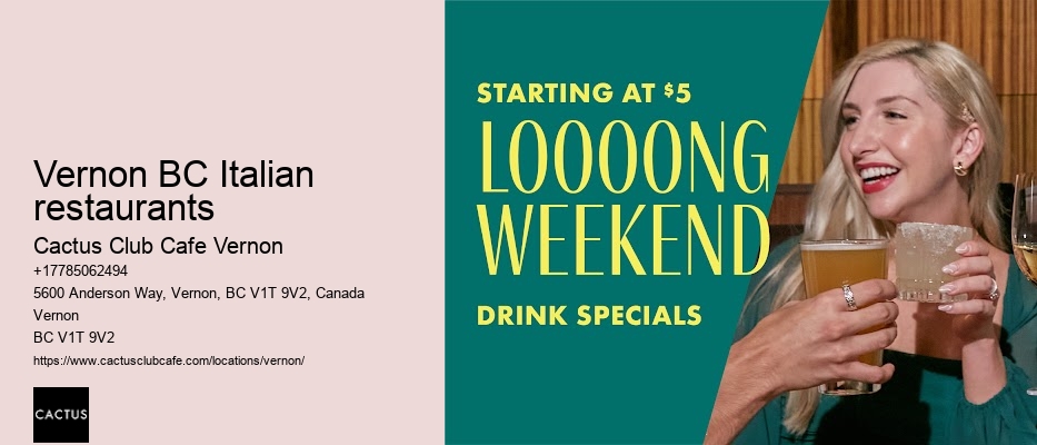 Where to find the best happy hour deals in Vernon