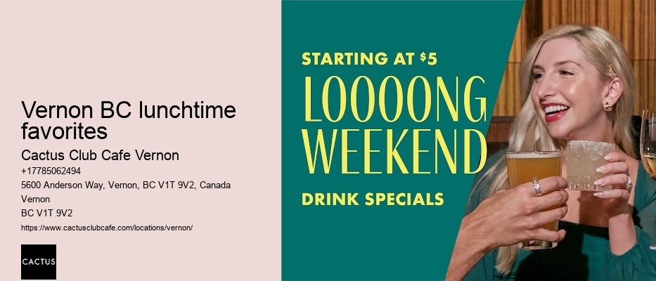 Where to grab a drink after work in Vernon