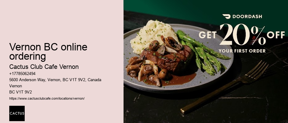 Vernon BC culinary journey