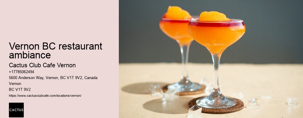 Vernon restaurant listings