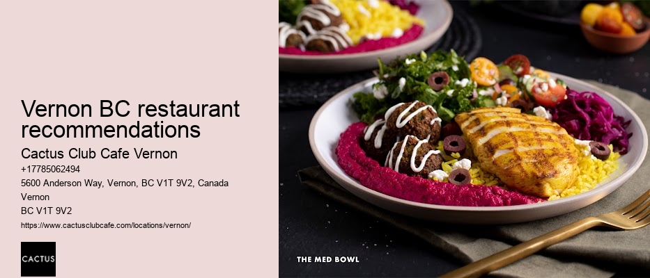 Vernon dining hotspots
