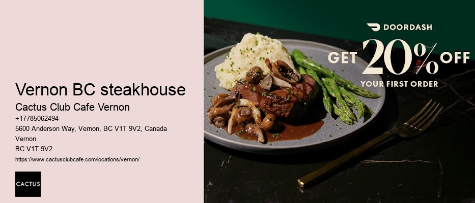 Vernon BC restaurant guide for tourists