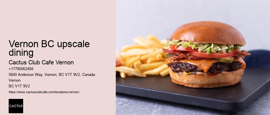 Vernon BC budget-friendly dining