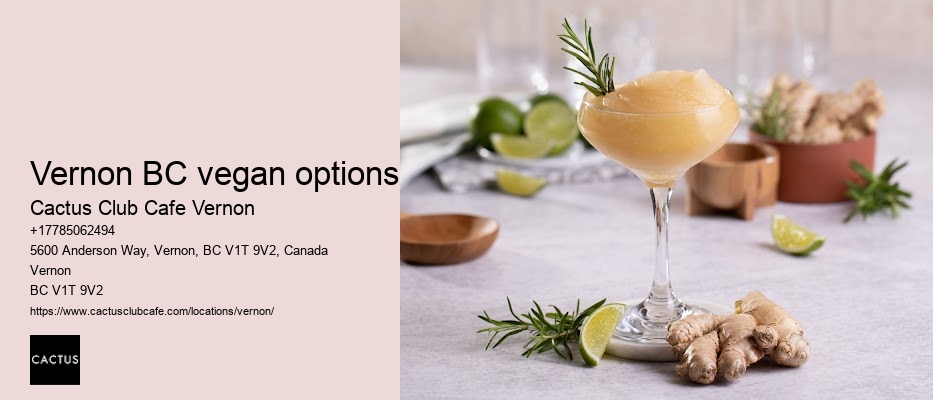 Vernon BC vegan options
