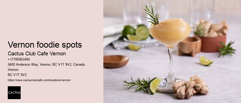 Vernon foodie spots