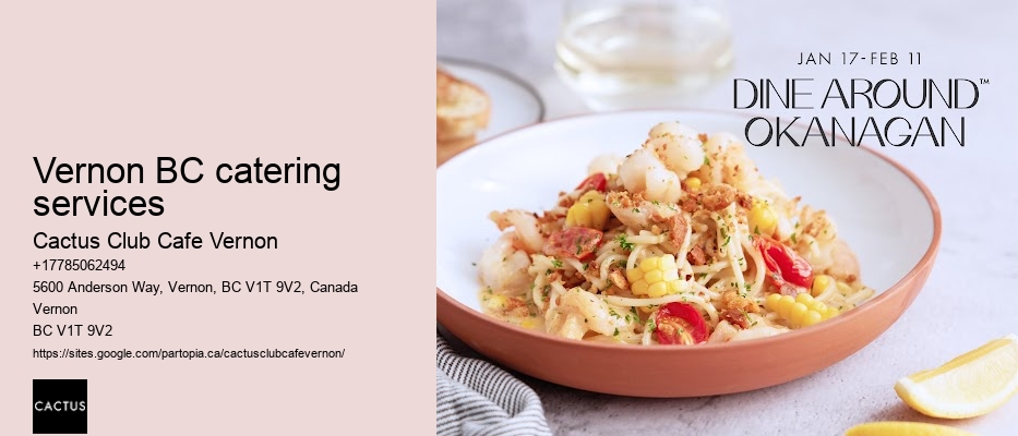 Vernon BC fine dining deals