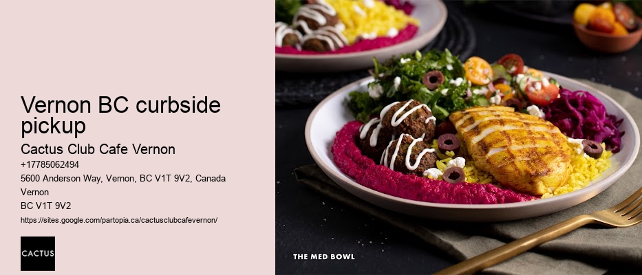 Vernon chef-inspired cuisine