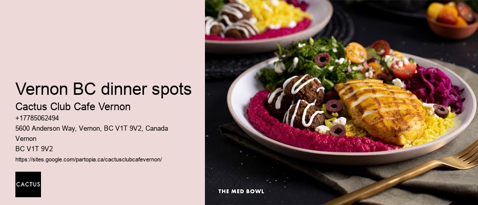 Vernon BC culinary experiences near me
