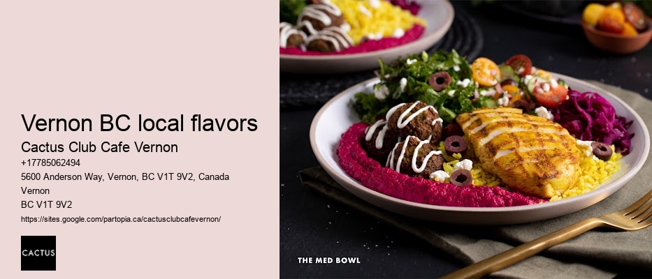 Enjoy delicious lunches in Vernon BC