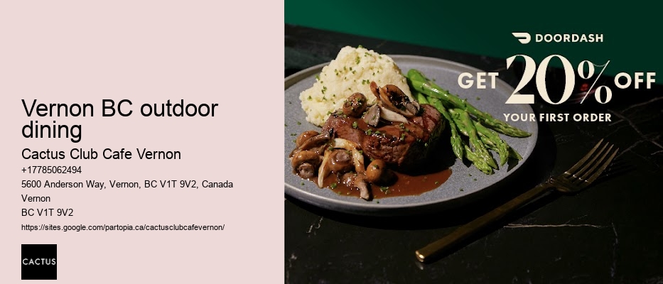 Vernon BC dinner places