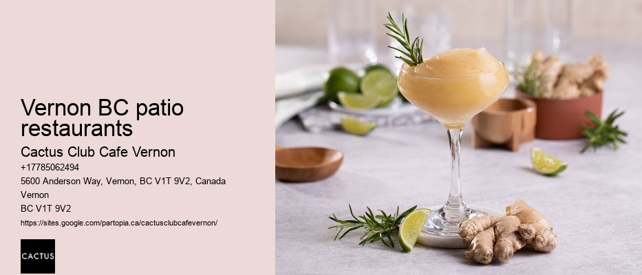 Vernon BC culinary offers