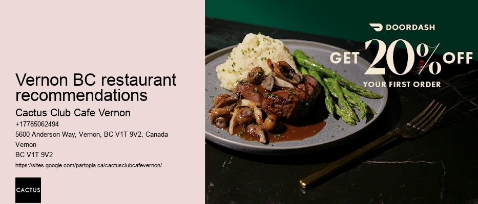 Vernon dining experiences