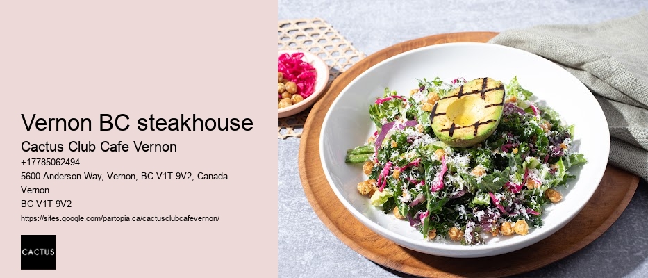 Vernon farm-to-table restaurants