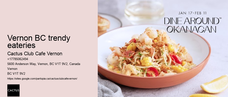 Vernon BC private dining options