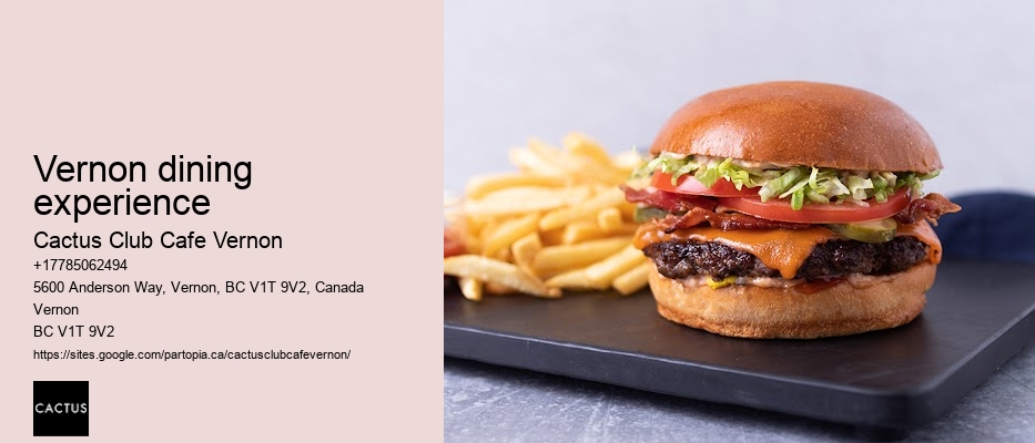 Vernon restaurant recommendations