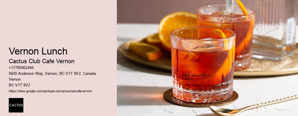 Unwind with happy hour specials in Vernon