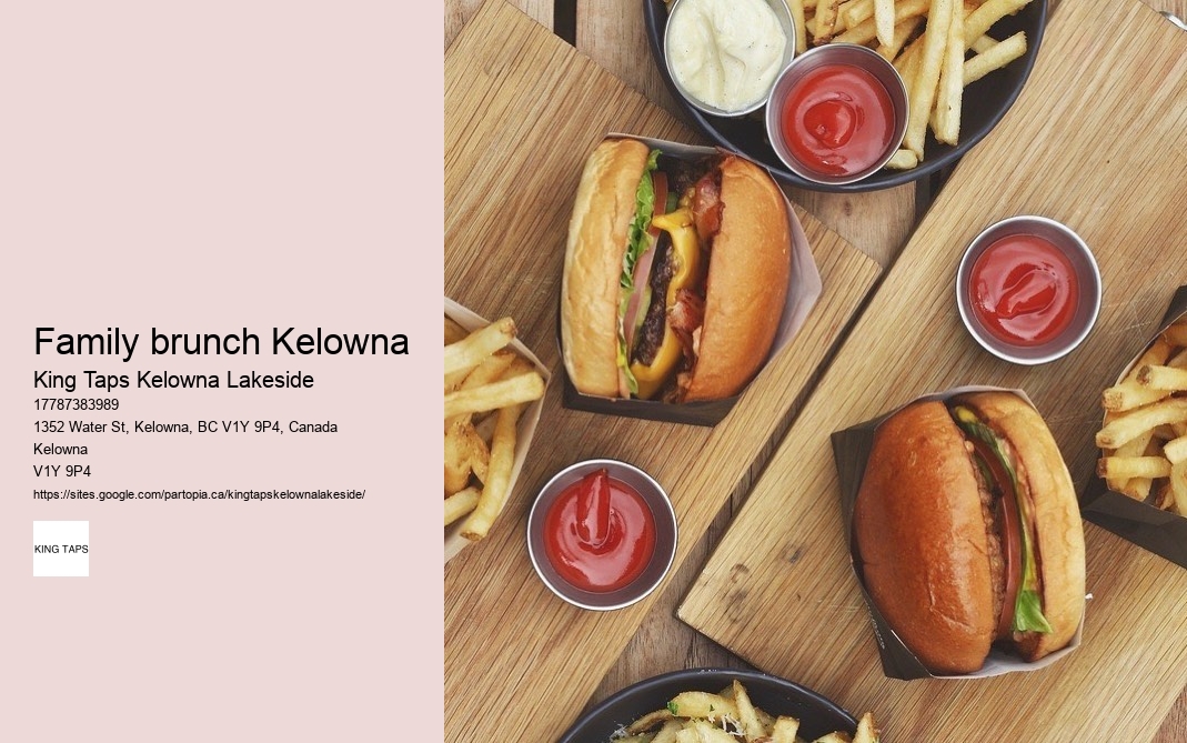 Vibrant dining scene in Downtown Kelowna