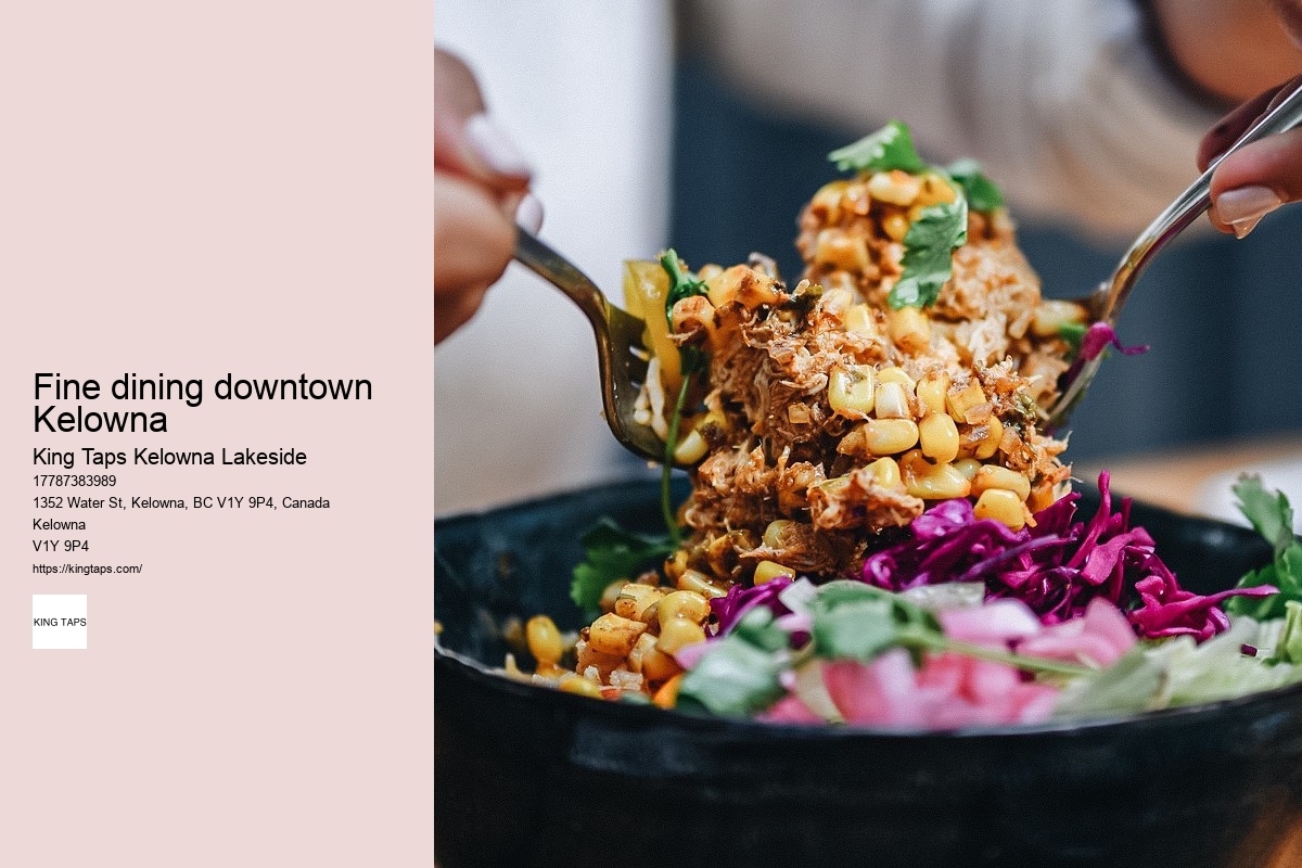Best dining spots in Kelowna