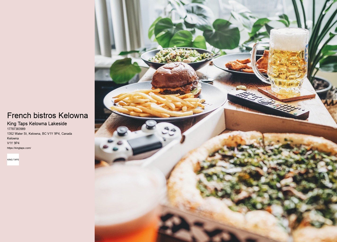 Kelowna restaurants with lakefront patios