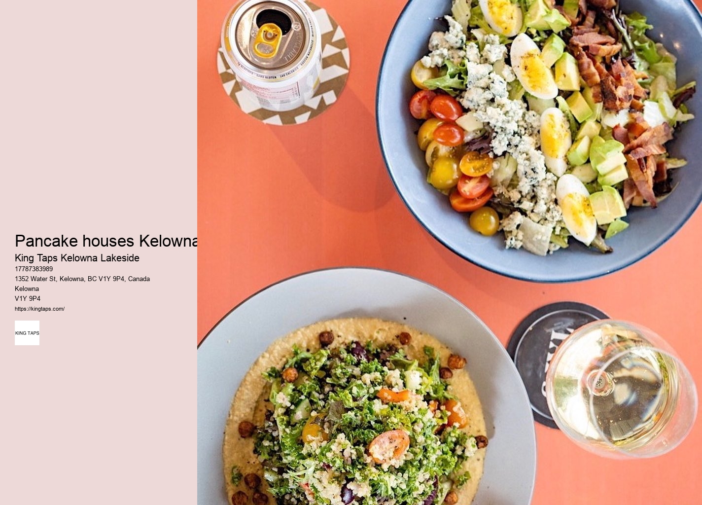 Restaurants with panoramic views Kelowna