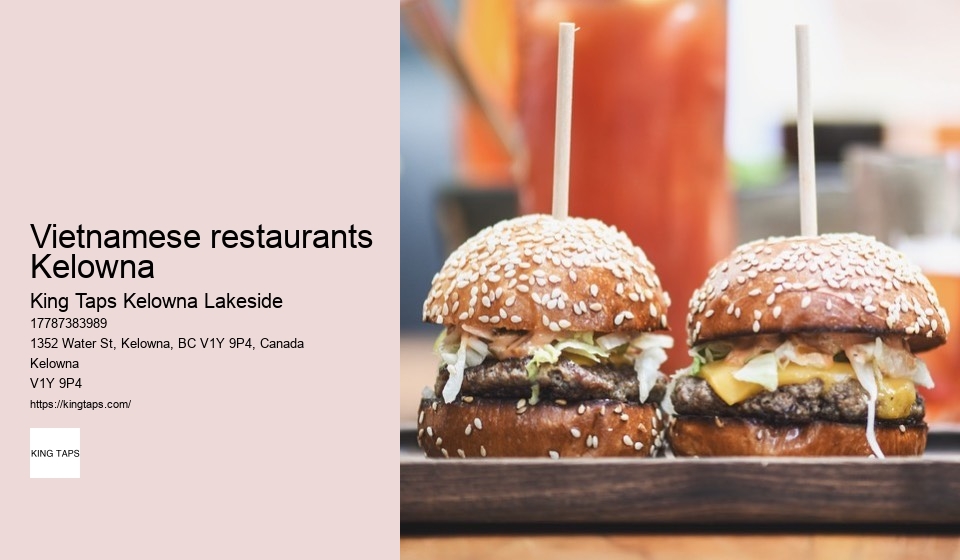 Lakeside dining with seasonal menus Kelowna