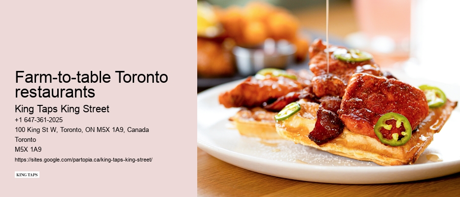 Fresh and flavorful Toronto restaurant menus