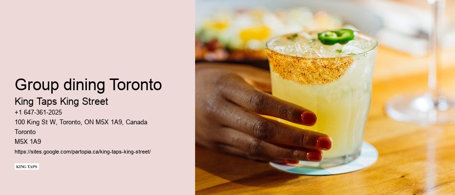 Convenient Toronto restaurant reservations