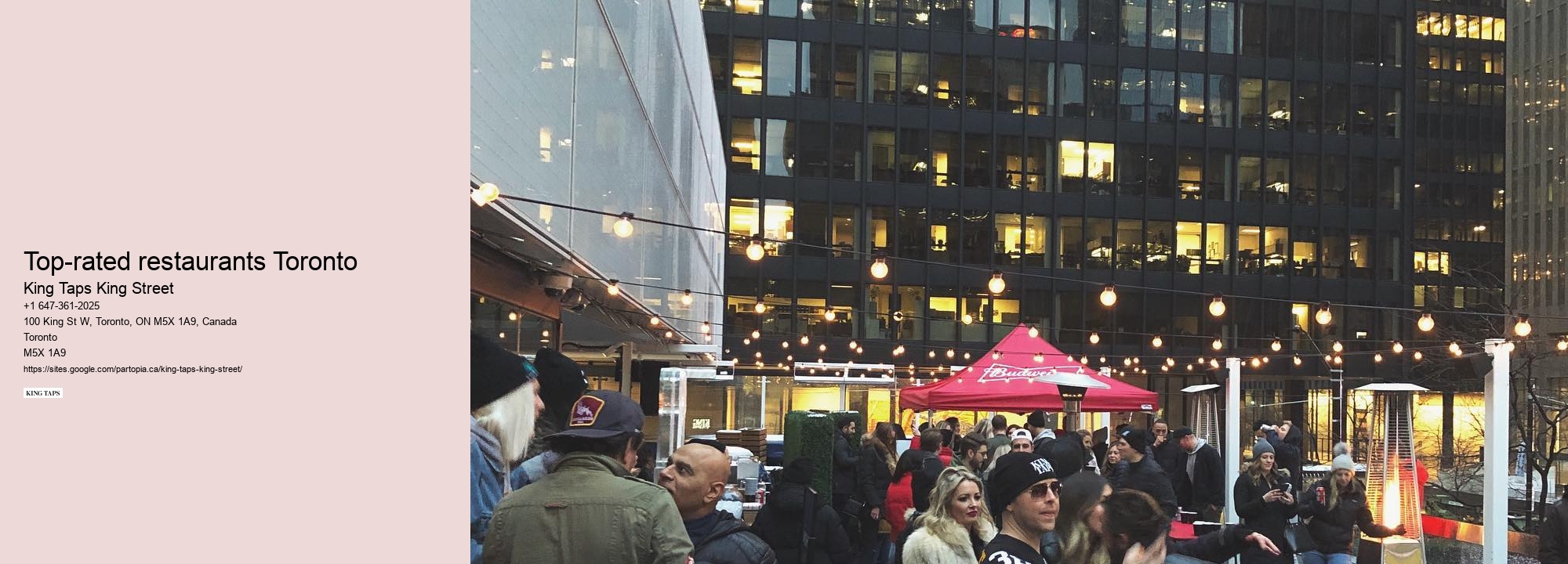 Proud recipients of Toronto restaurant awards