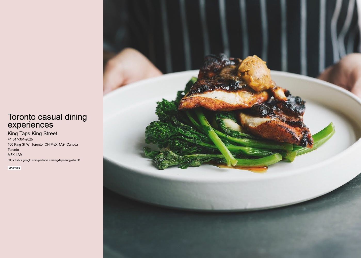 Enjoy memorable moments at Toronto restaurant events