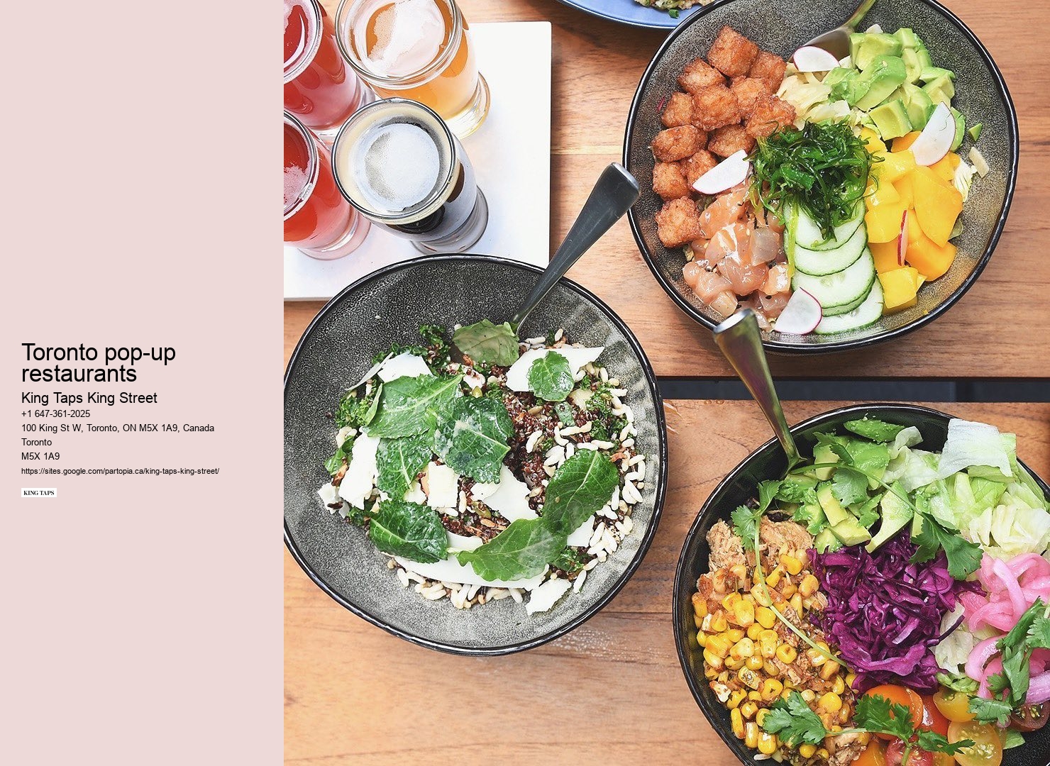 Explore diverse Toronto restaurant menus