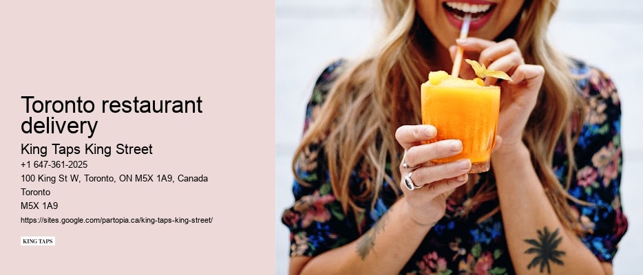 Celebrate with friends at Toronto restaurant events