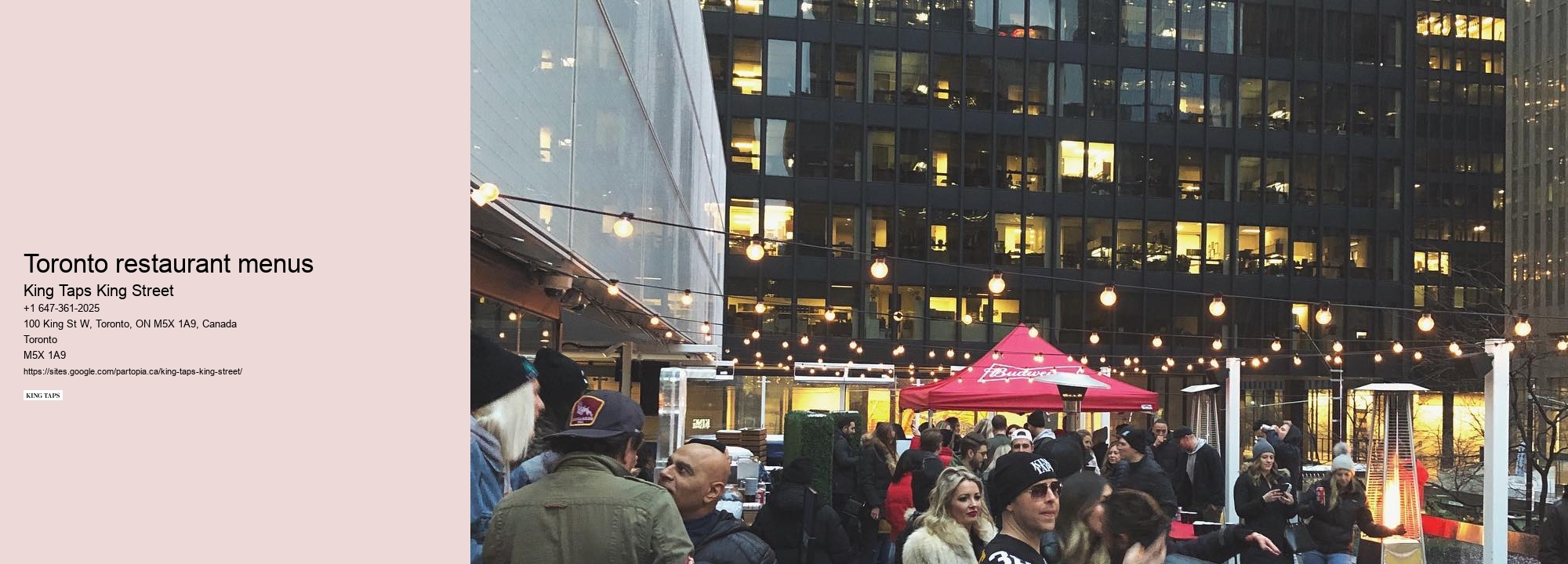 Dive into authentic Toronto restaurant menus