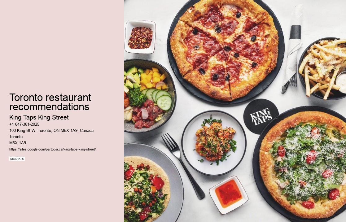Toronto restaurant recommendations