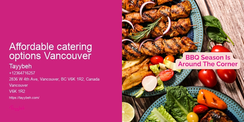 Catering for large events Vancouver