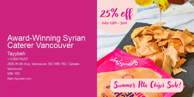 Vancouver exclusive catering services