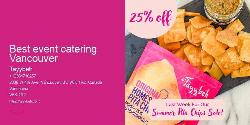 Syrian Plated Meal Packages Vancouver