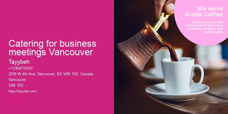 Vancouver catering for corporate functions