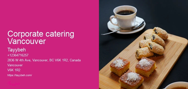 Vancouver catering service quotes