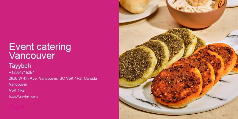 Vancouver buffet catering