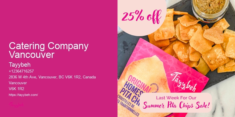 High-end catering Vancouver