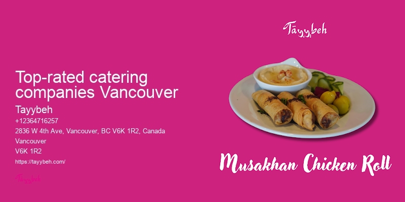 Custom Catering for Events Vancouver